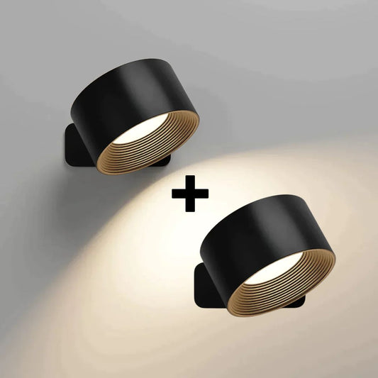 Draadloze LED Wandlamp met Touchbediening & 360° Draaibaar