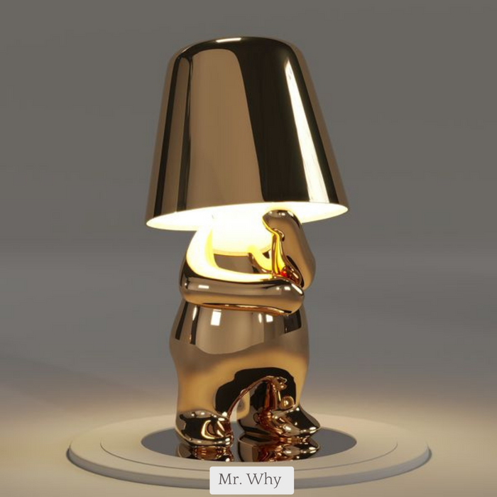 Draadloze tafellamp 5 Brothers – Herlaadbare led-designerlamp met dimbaar licht (warmwit)