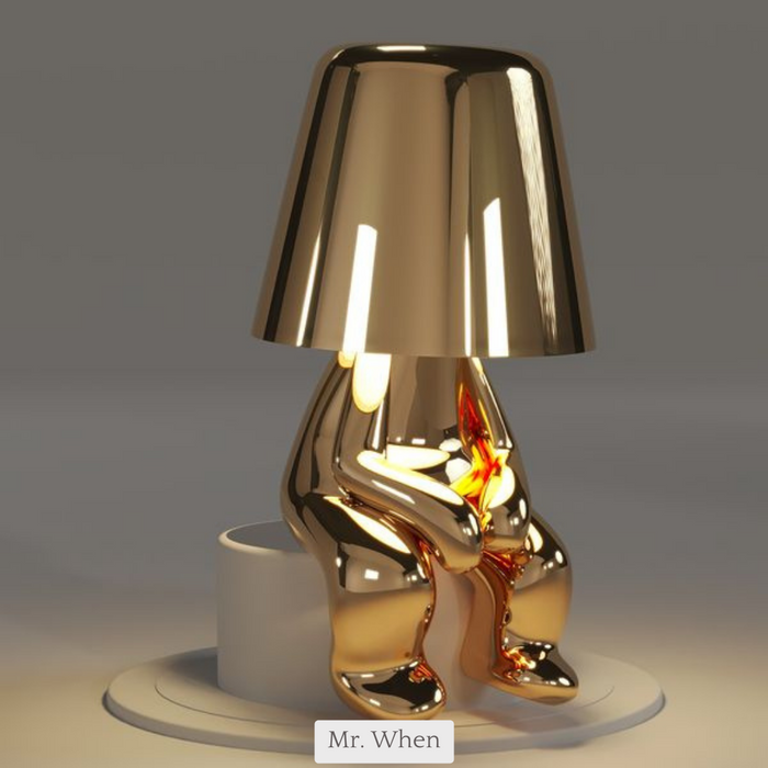 Draadloze tafellamp 5 Brothers – Herlaadbare led-designerlamp met dimbaar licht (warmwit)