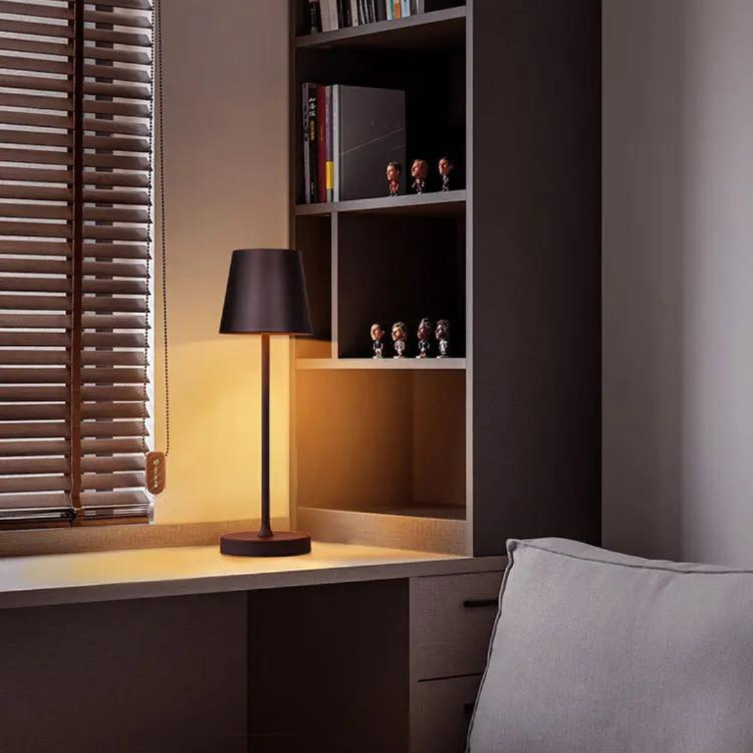 Draadloze Tafellamp – Elegant LED-Design met Touch-Dimmer & Waterbestendige Functie