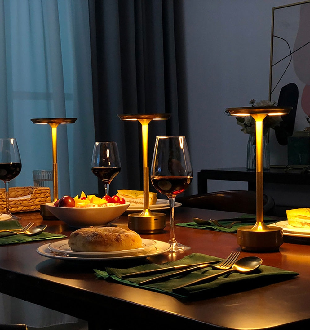 Draadloze touchlamp