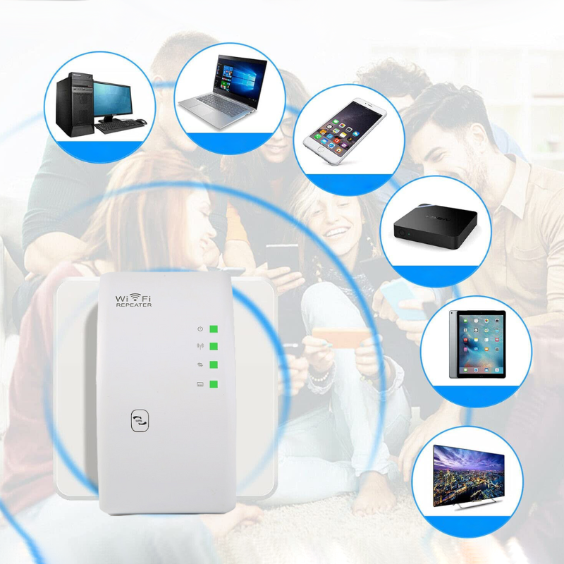 Draadloze wifi-versterker voor snel internet
