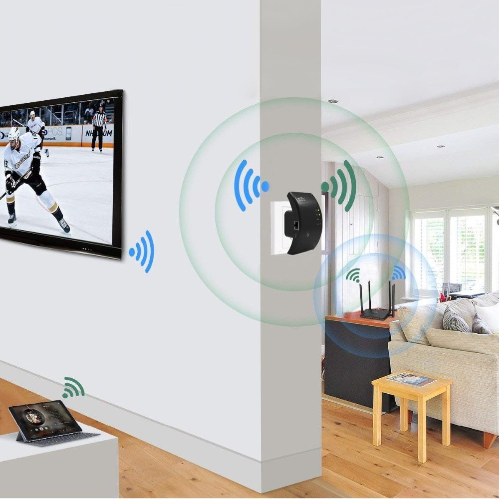 Draadloze wifi-versterker voor snel internet