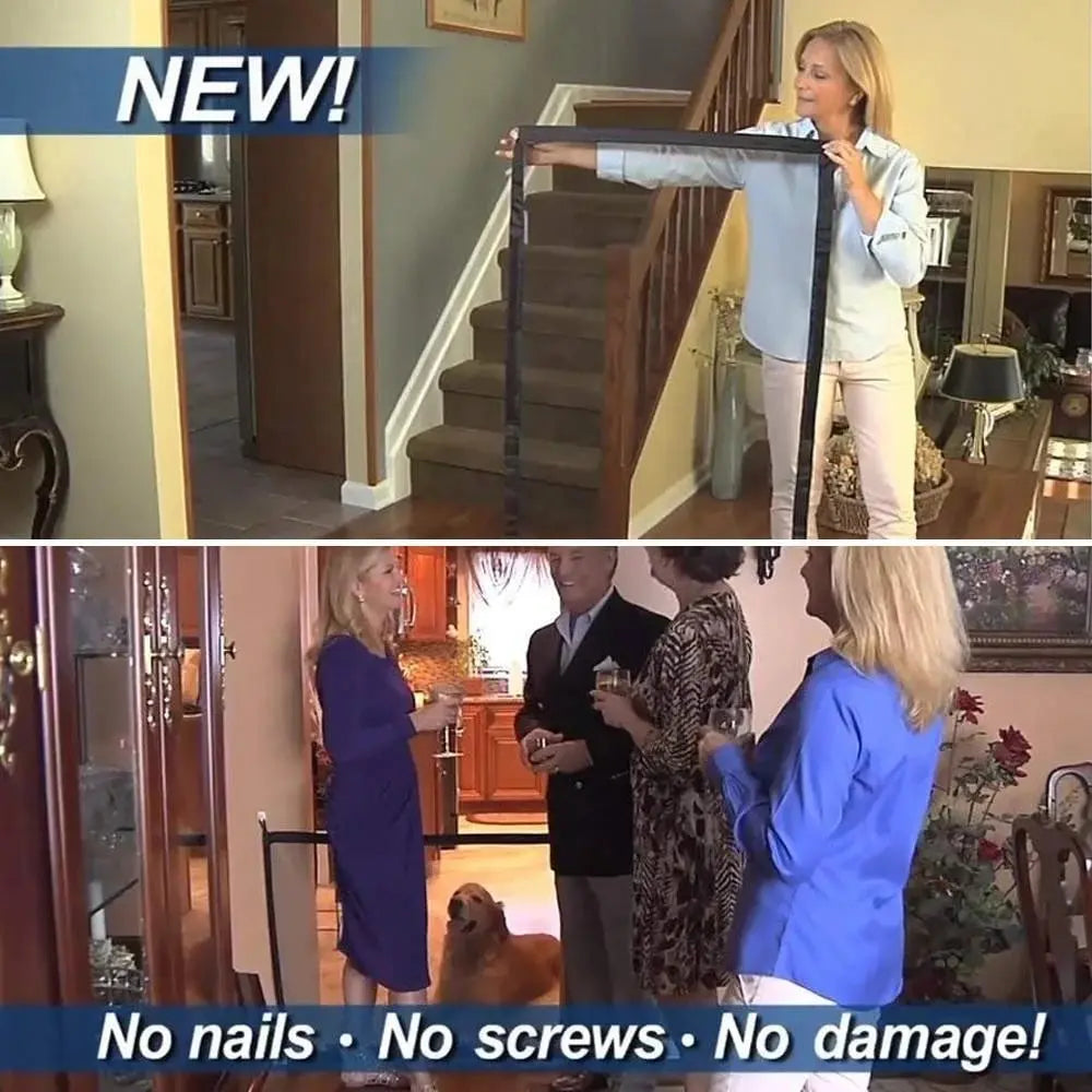 Draagbaar veiligheidshekje voor honden met flexibel ontwerp