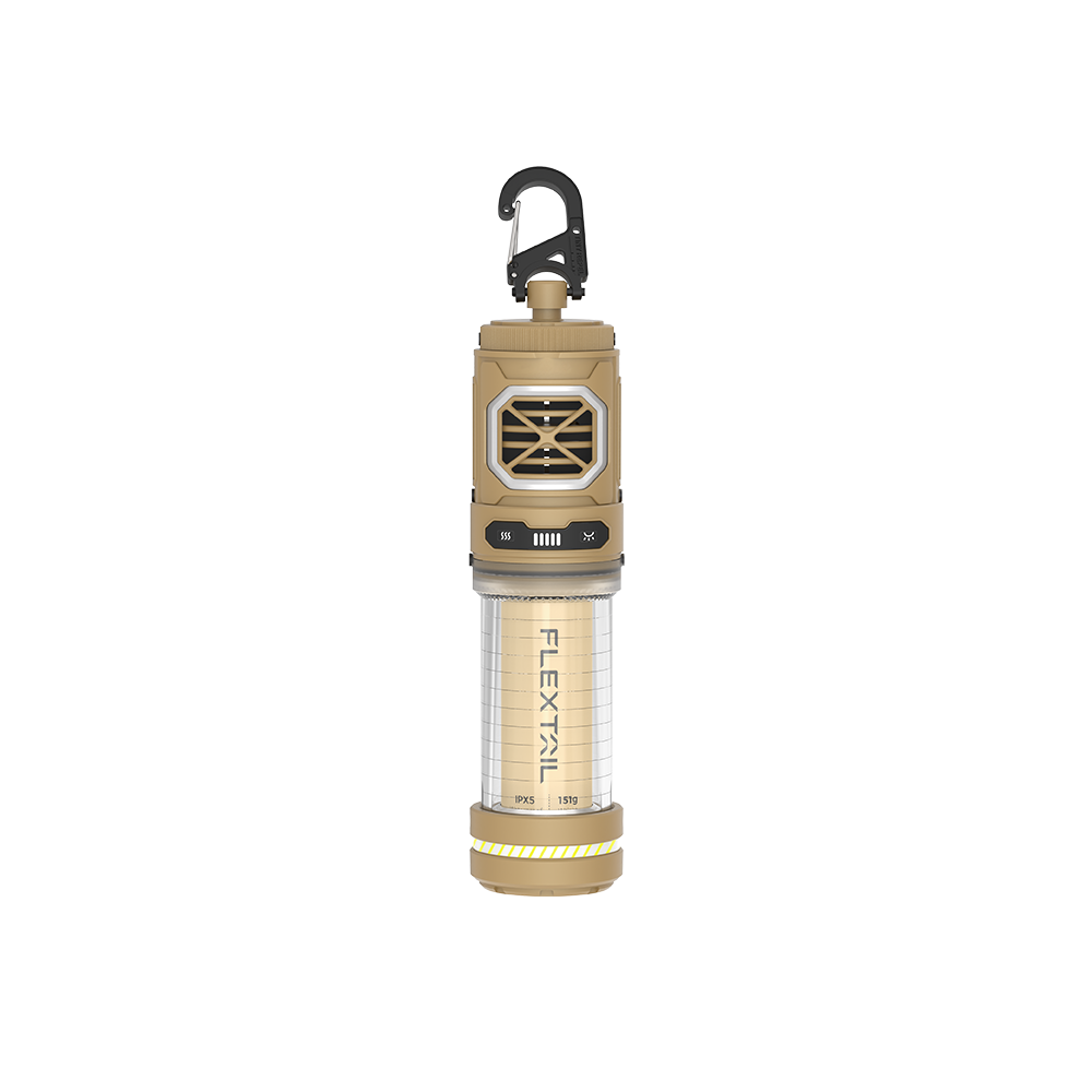 Draagbare compacte 2-in-1 insectenwerende lamp voor buiten