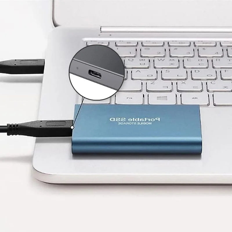 Draagbare Externe SSD met Ultrasnelle Gegevensoverdracht