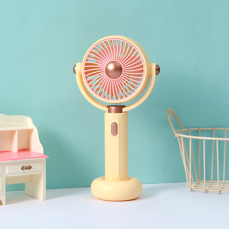 Draagbare handventilator voor dames met ergonomisch ontwerp