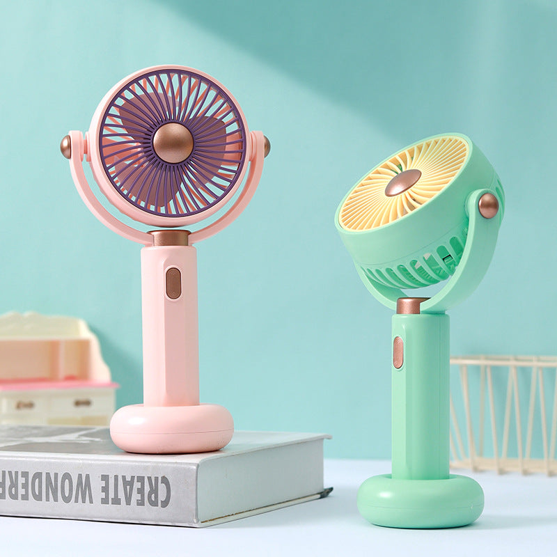 Draagbare handventilator voor dames met ergonomisch ontwerp