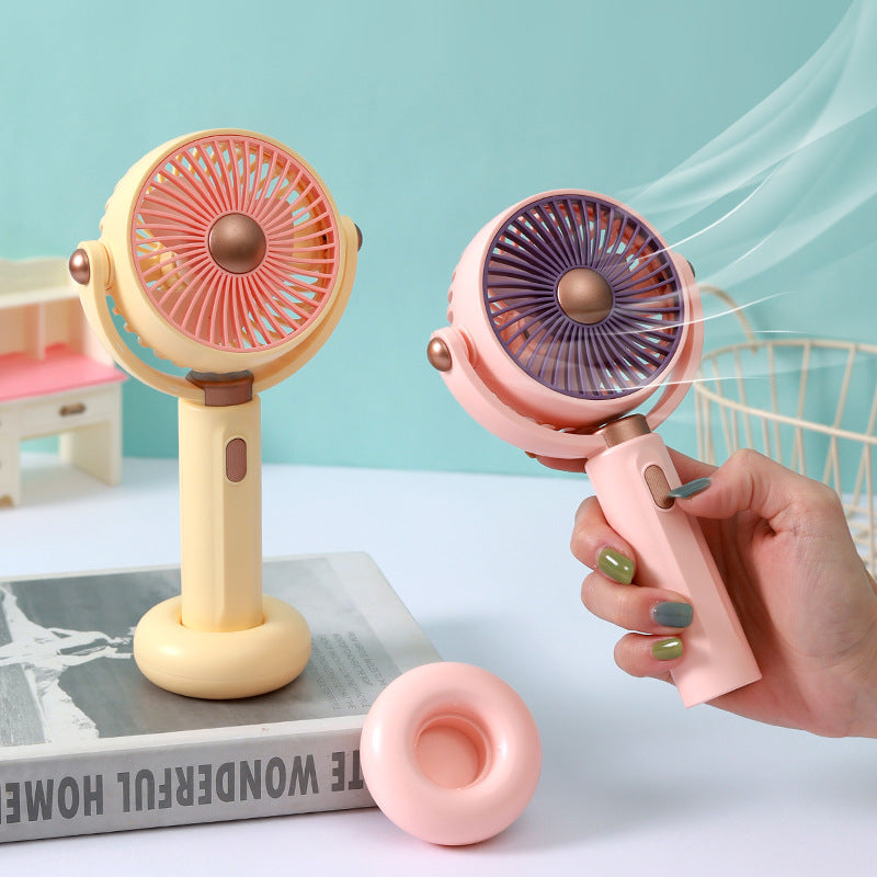 Draagbare handventilator voor dames met ergonomisch ontwerp