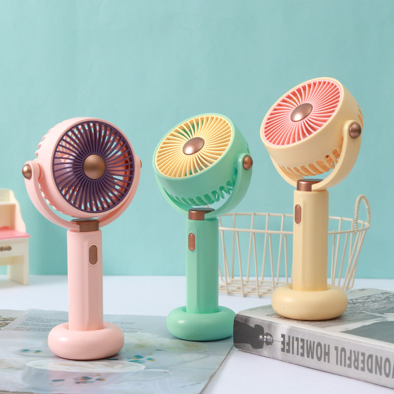 Draagbare handventilator voor dames met ergonomisch ontwerp