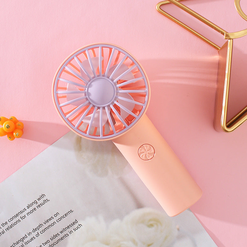 Draagbare Handventilator voor Dames met Ergonomische Handgreep