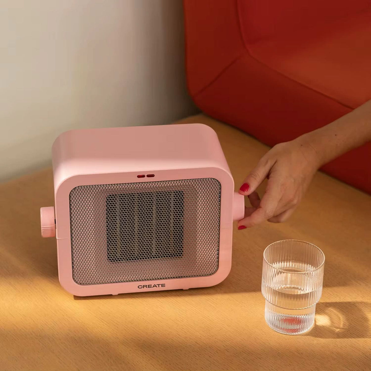 Draagbare keramische ventilatorkachel 1500 W met oververhittingsbeveiliging
