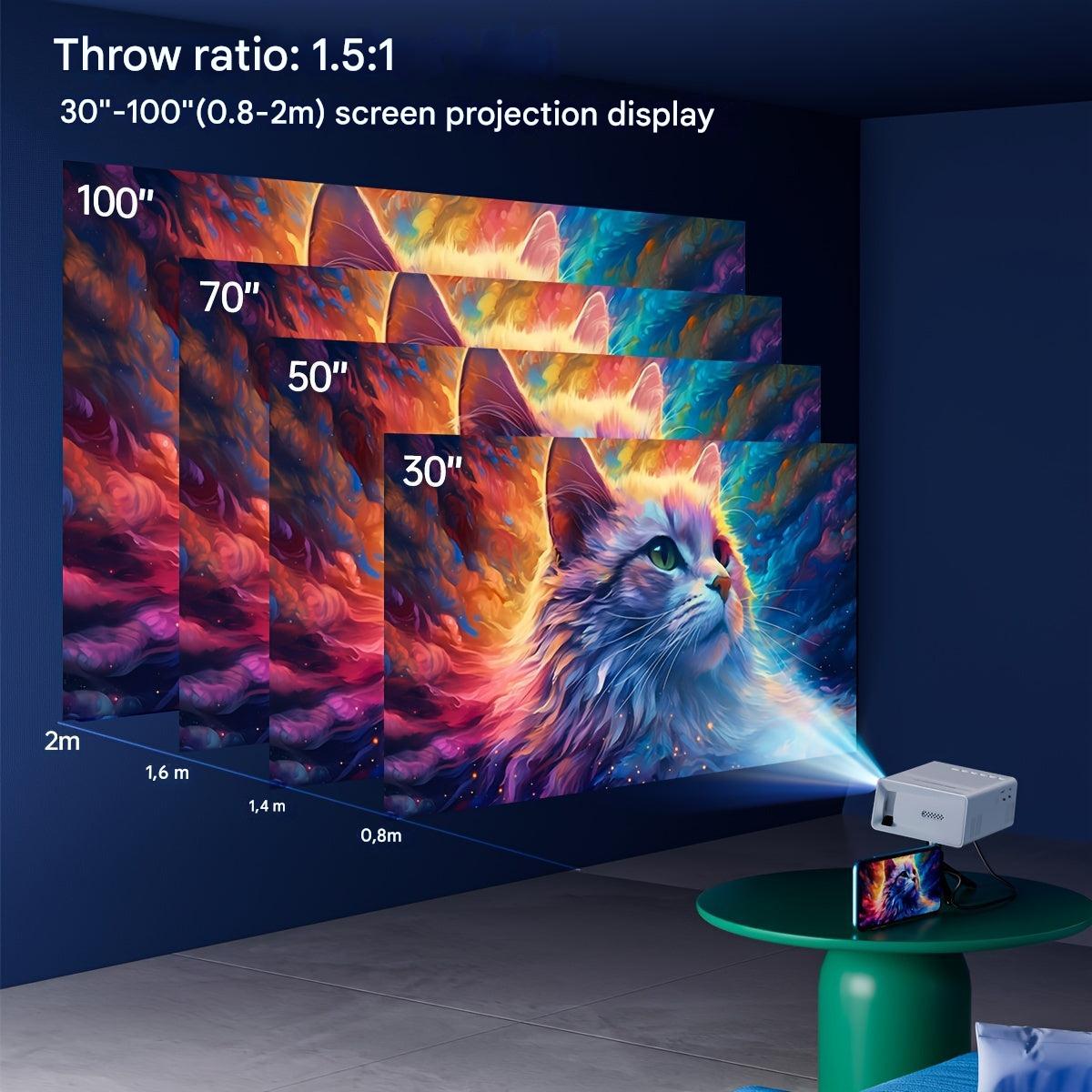 Draagbare miniprojector 3000 lumen - Compact en krachtig