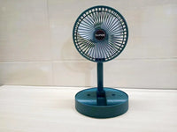 Draagbare Vloerventilator 6 Inch | Inklapbaar Telescopisch/USB | Oplaadbare Batterij | 3 Snelheden, Stil, In Hoogte Verstelbaar
