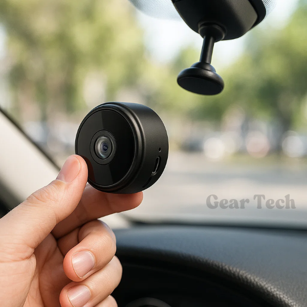 Draaibare achteruitrijcamera met app-verbinding