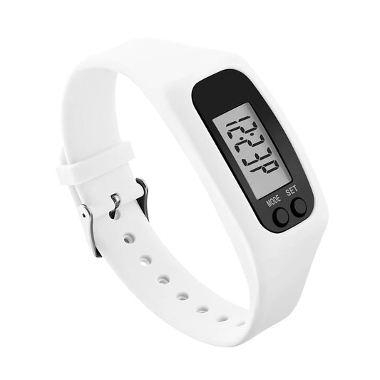Eenvoudig horloge met stappenteller