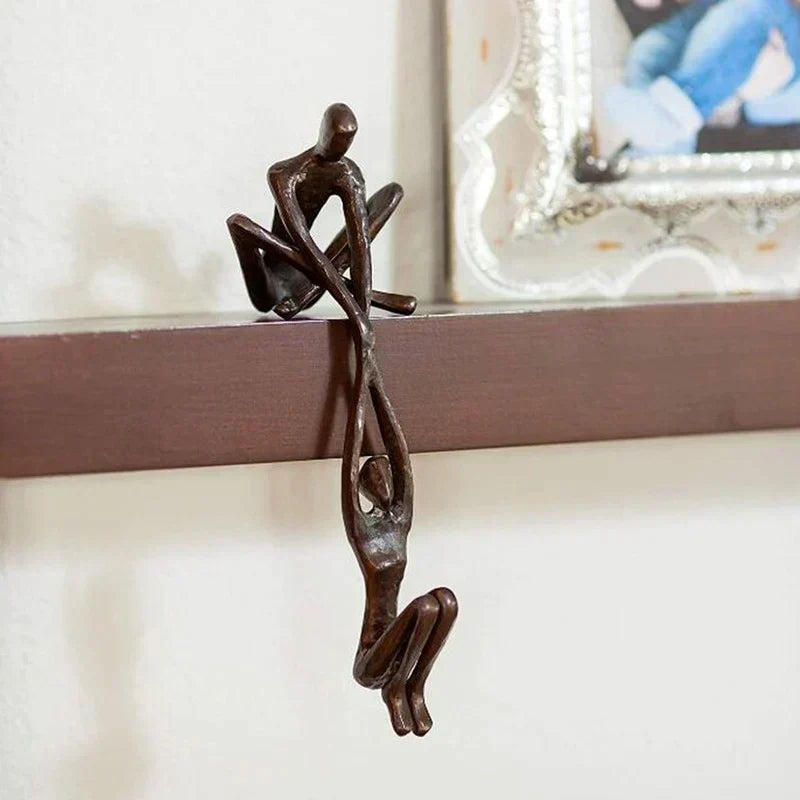 Eeuwige Liefde & Kracht Sculptuur Beeldje - Unieke Woondecoratie