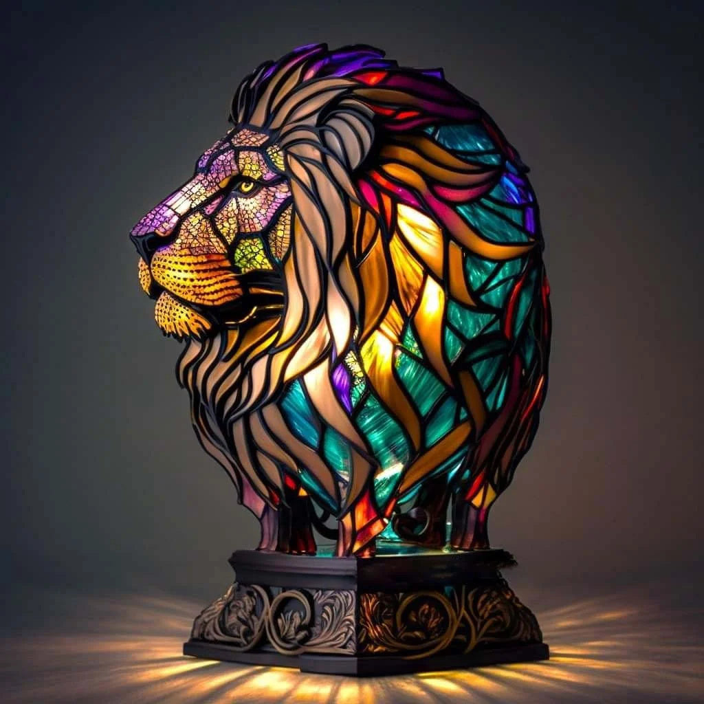 Eigentijdse Kunst Geïnspireerde Designlamp – Moderne Handgemaakte Sfeerverlichting voor Woonkamer & Slaapkamer