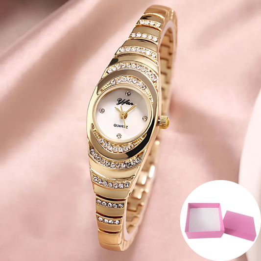 Elegant Horloge: Elegant Modern Dameshorloge Met Cadeauverpakking