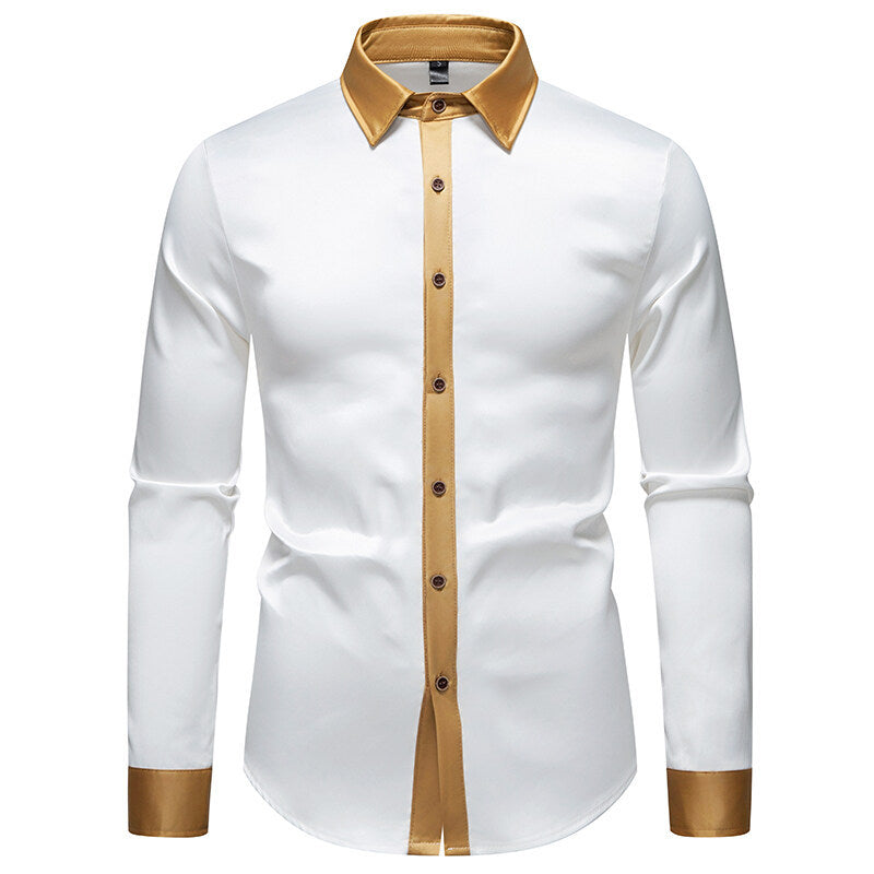 Elegant overhemd met lange mouwen en details