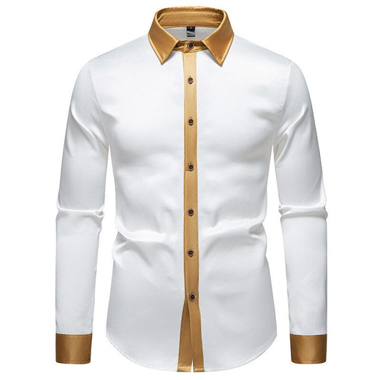 Elegant overhemd met lange mouwen en details