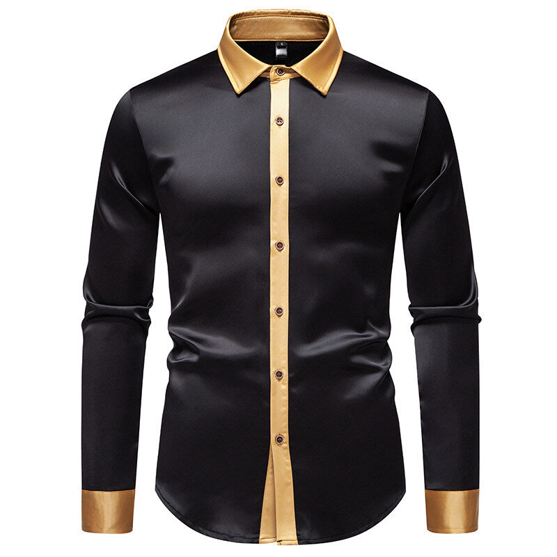 Elegant overhemd met lange mouwen en details