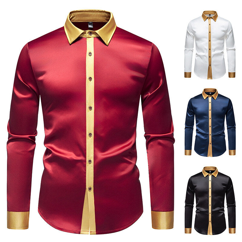 Elegant overhemd met lange mouwen en details