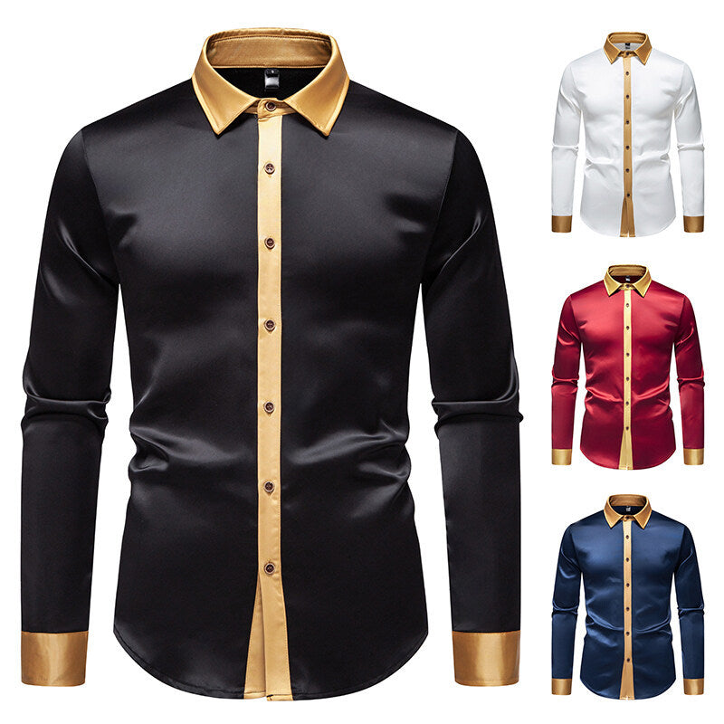 Elegant overhemd met lange mouwen en details