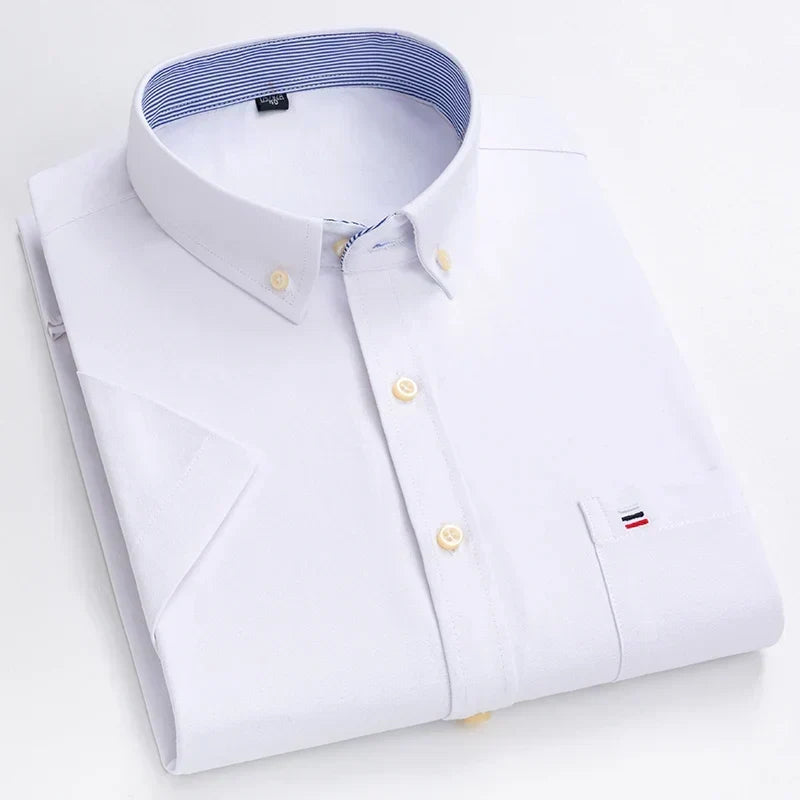 Elegant overhemd voor heren – Korte mouwen | Moderne stijl