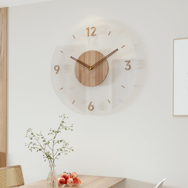 Elegante Scandinavische Wandklok – Tijdloze Eenvoud en Harmonisch Design