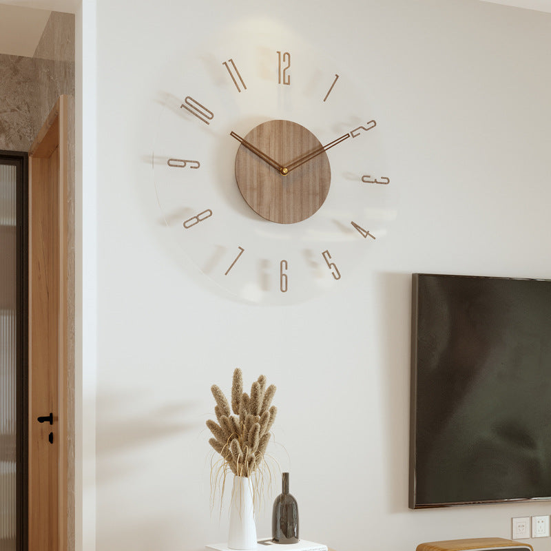 Elegante Scandinavische Wandklok – Tijdloze Eenvoud en Harmonisch Design