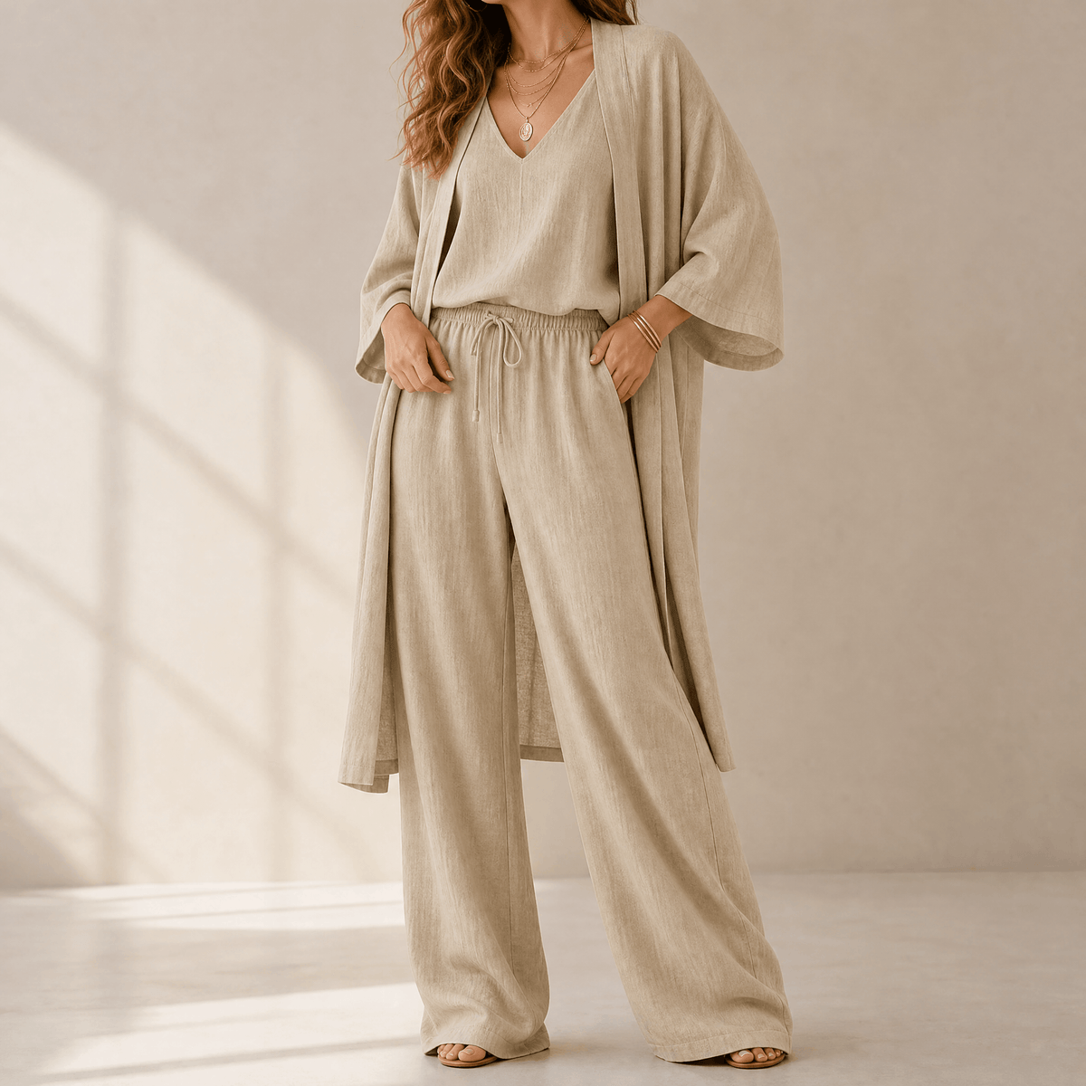 Elegante 3-delige loungewearset