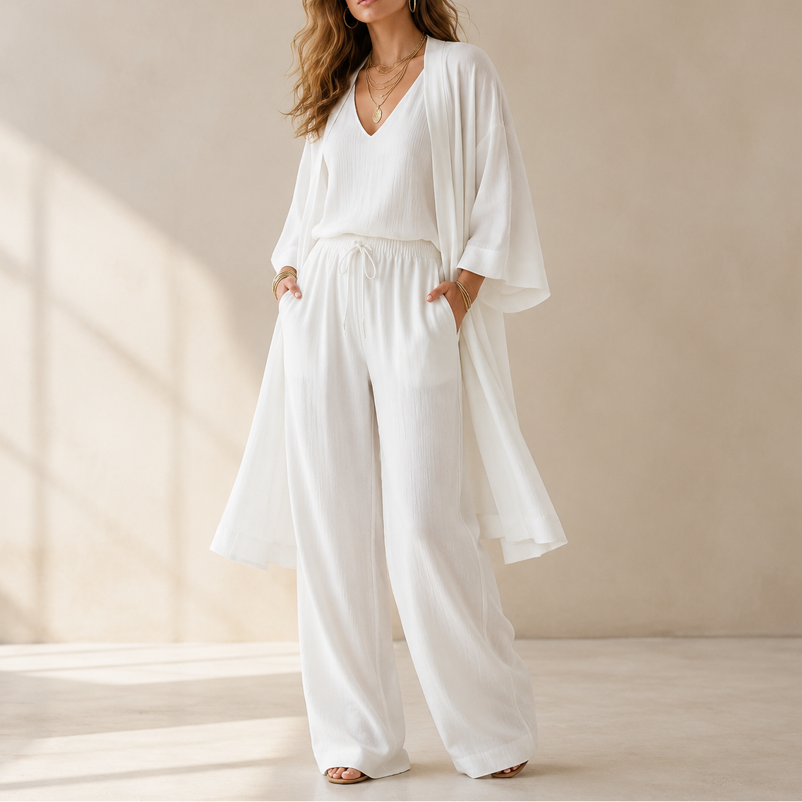 Elegante 3-delige loungewearset
