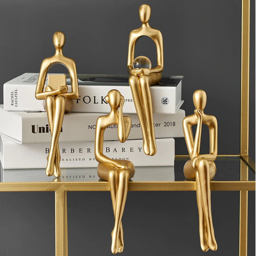 Elegante abstracte figuren voor interieurdecoratie – unieke kunstwerken als modern woonaccessoire