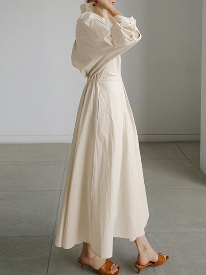 Elegante doorknoopjurk