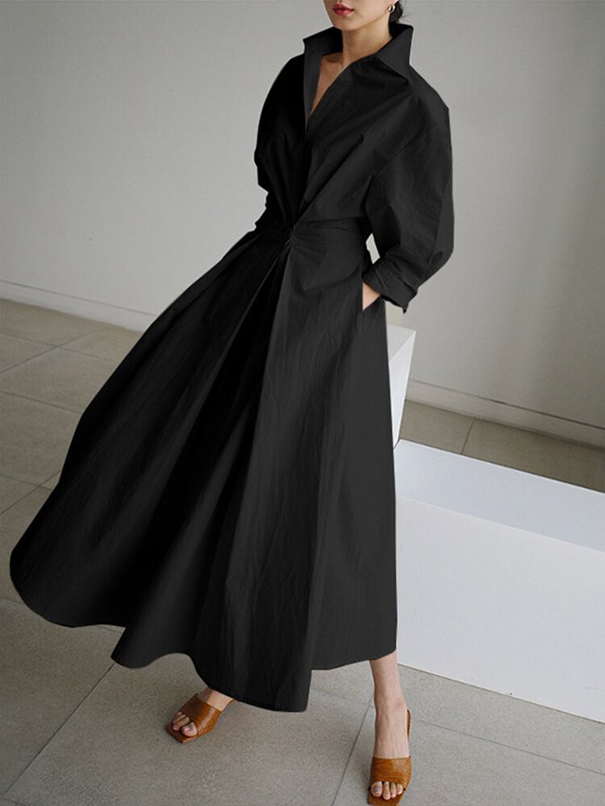 Elegante doorknoopjurk