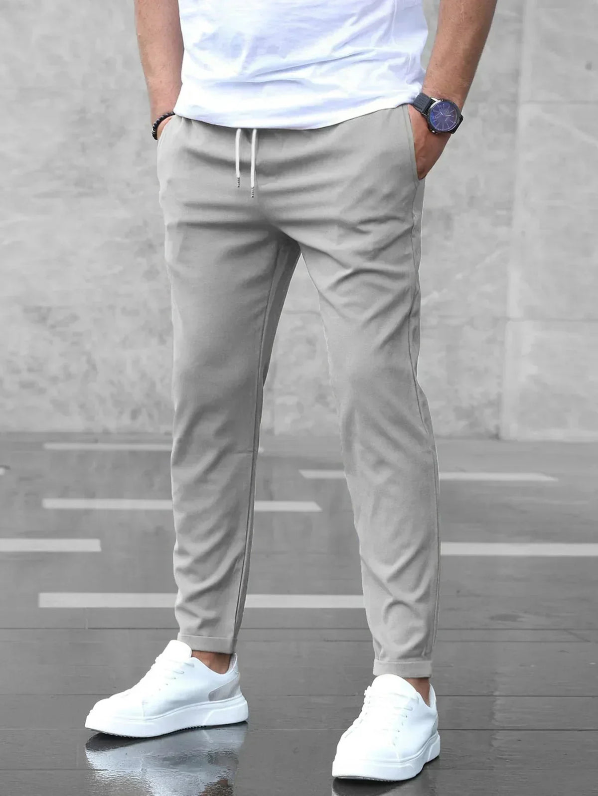 Elegante en comfortabele stretchbroek voor heren