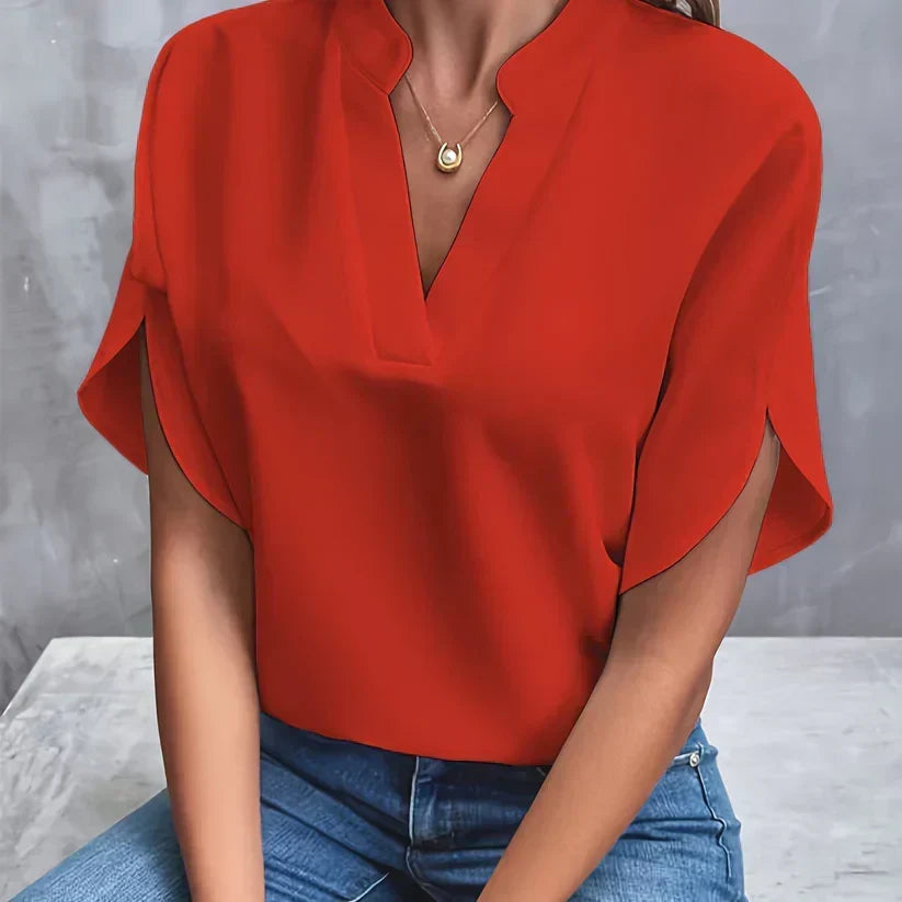 Elegante en lichte damesblouse, ideaal voor het najaar