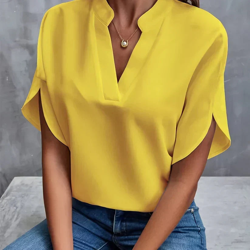 Elegante en lichte damesblouse, ideaal voor het najaar