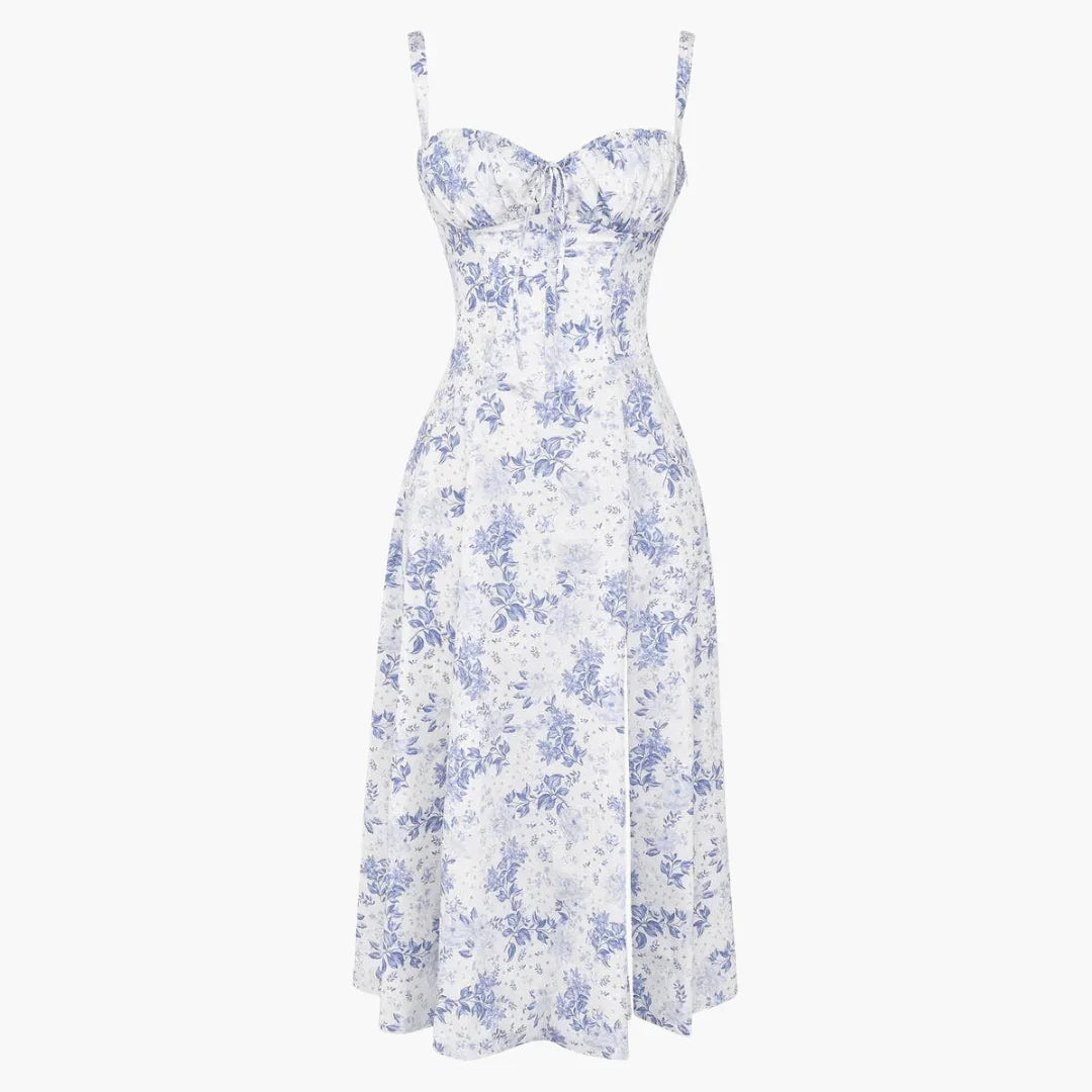 Elegante en luchtige off-shoulder jurk met bloemenprint voor dames