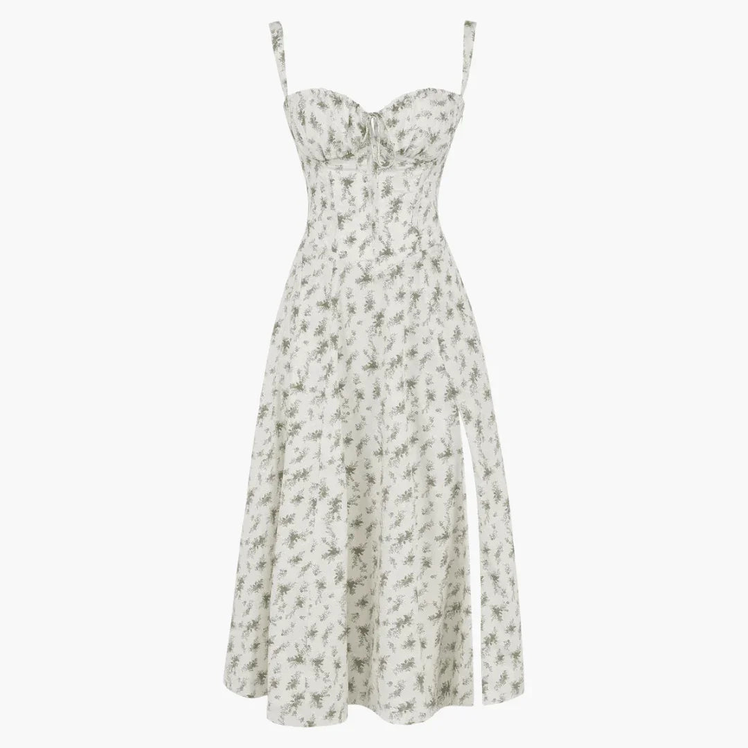Elegante en luchtige off-shoulder jurk met bloemenprint voor dames
