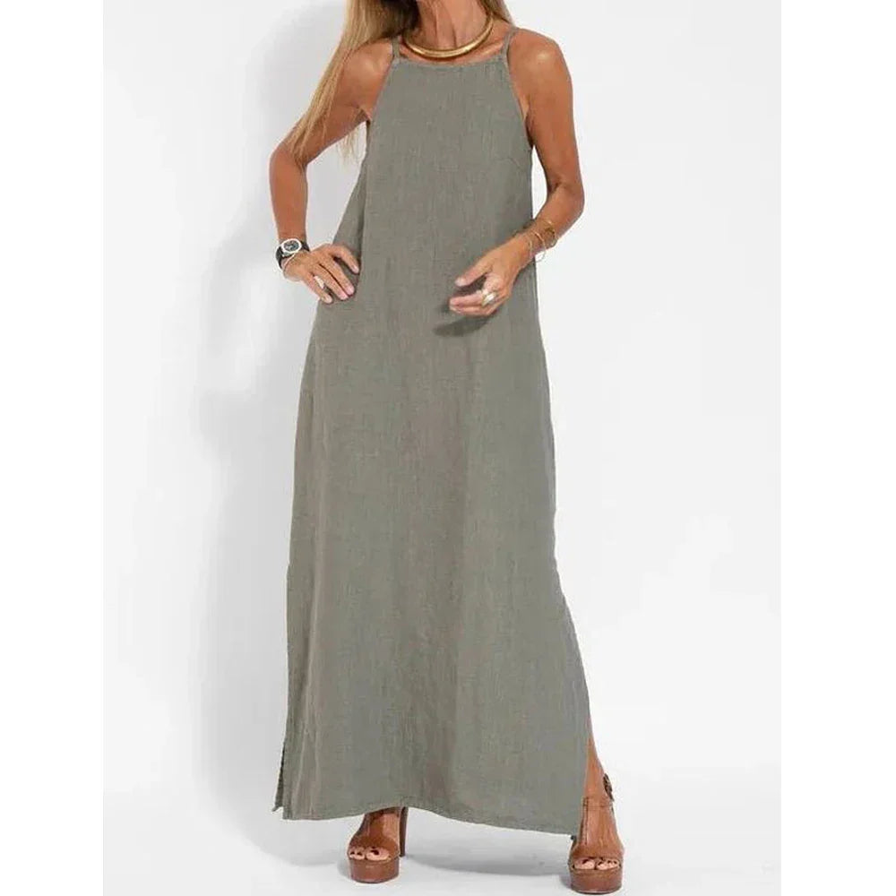 Elegante jurk met splitjes