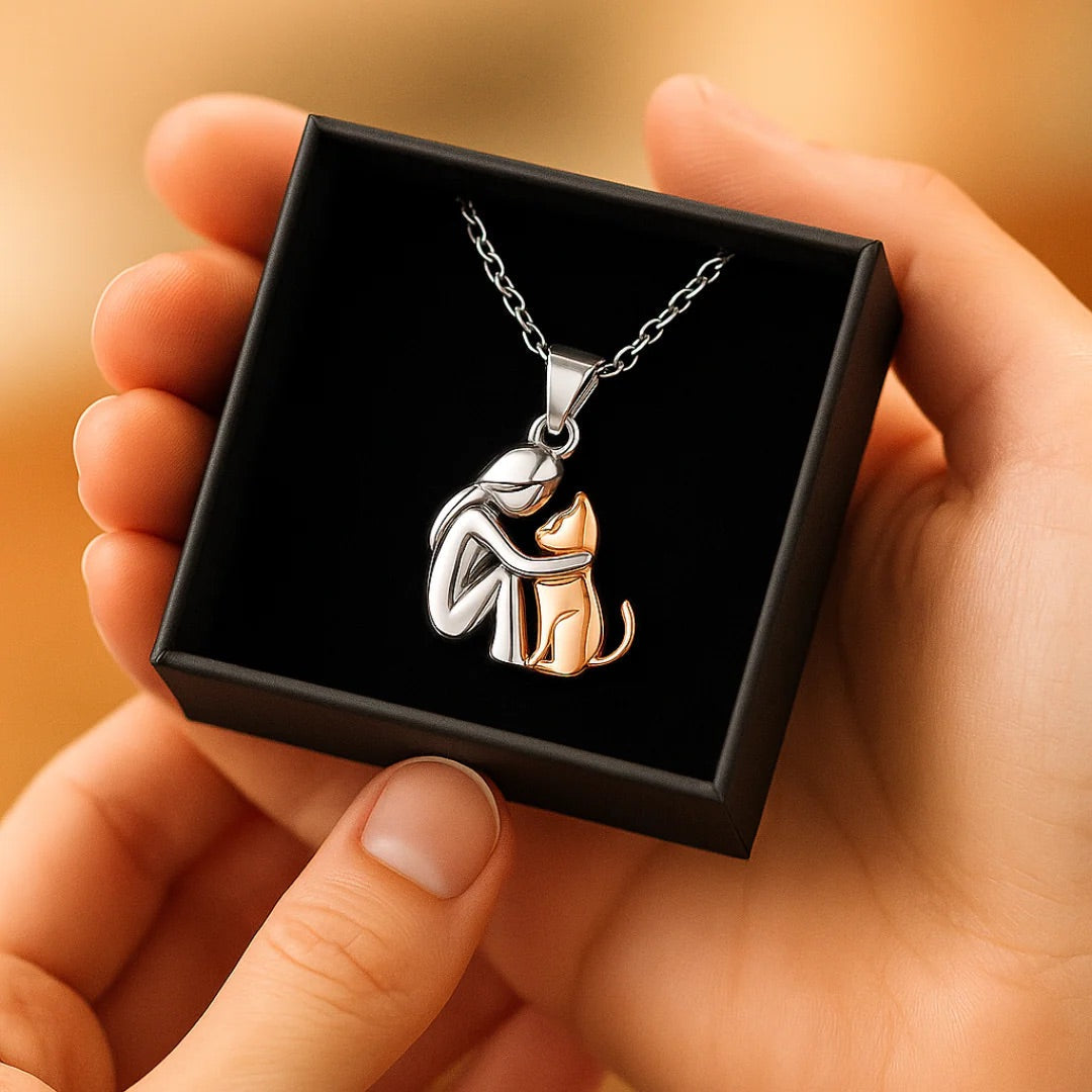 Elegante Ketting met Omhelzing-Hanger - Stijlvol Sieraad