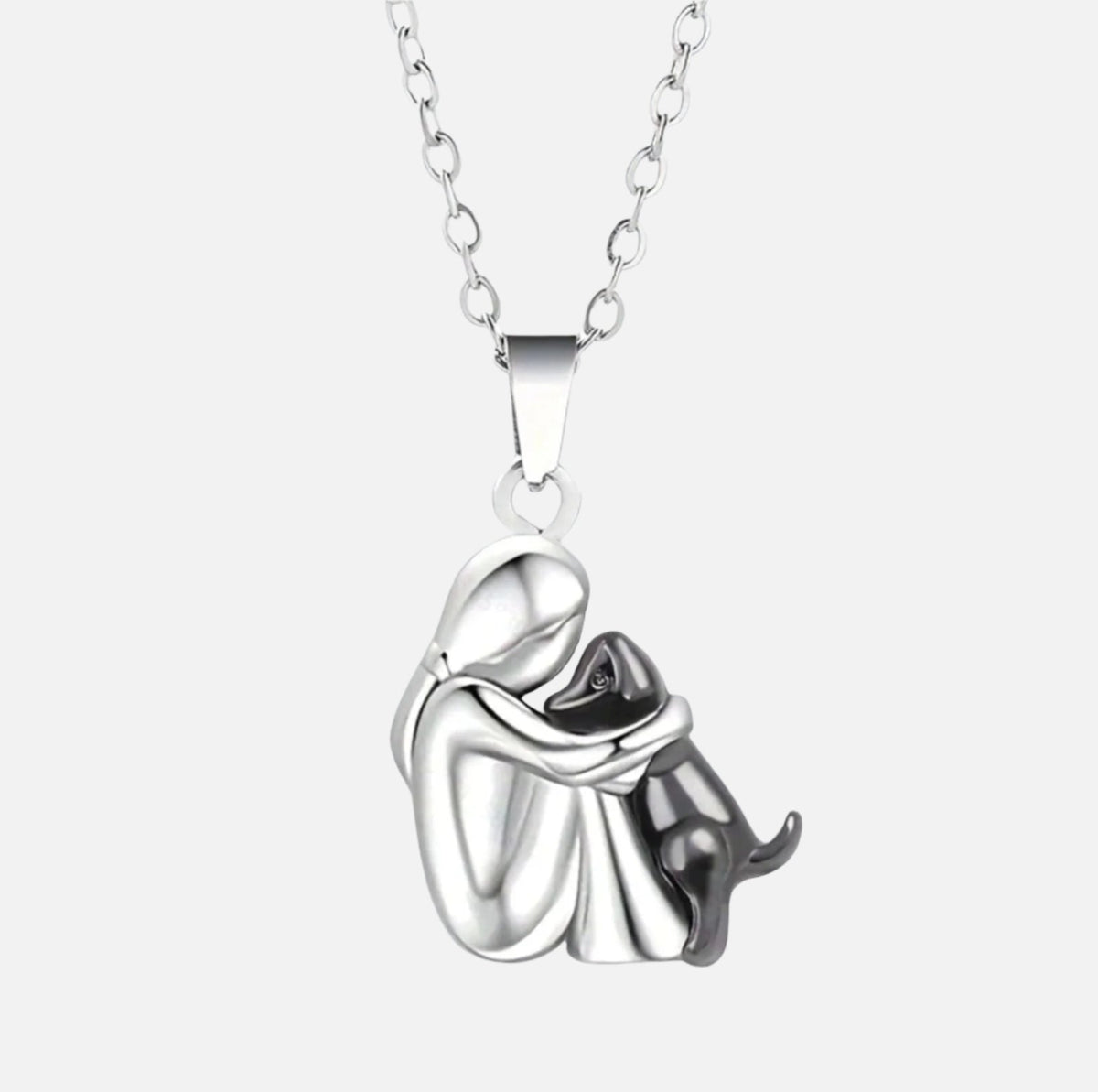 Elegante Ketting met Omhelzing-Hanger - Stijlvol Sieraad