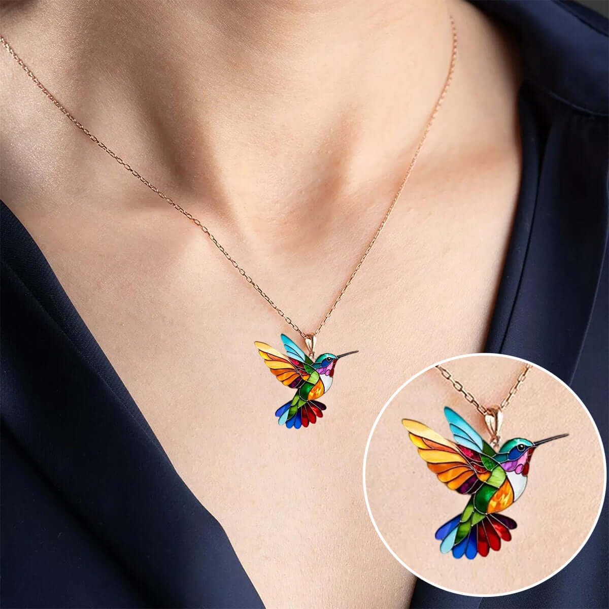 Elegante Kolibrie Ketting: Een Symbool van Vrijheid en Vernieuwing