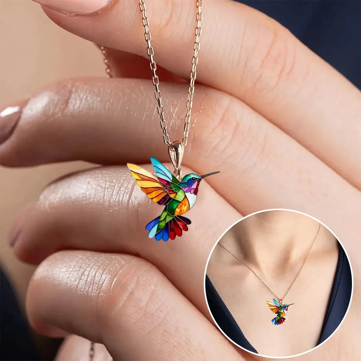 Elegante Kolibrie Ketting: Een Symbool van Vrijheid en Vernieuwing
