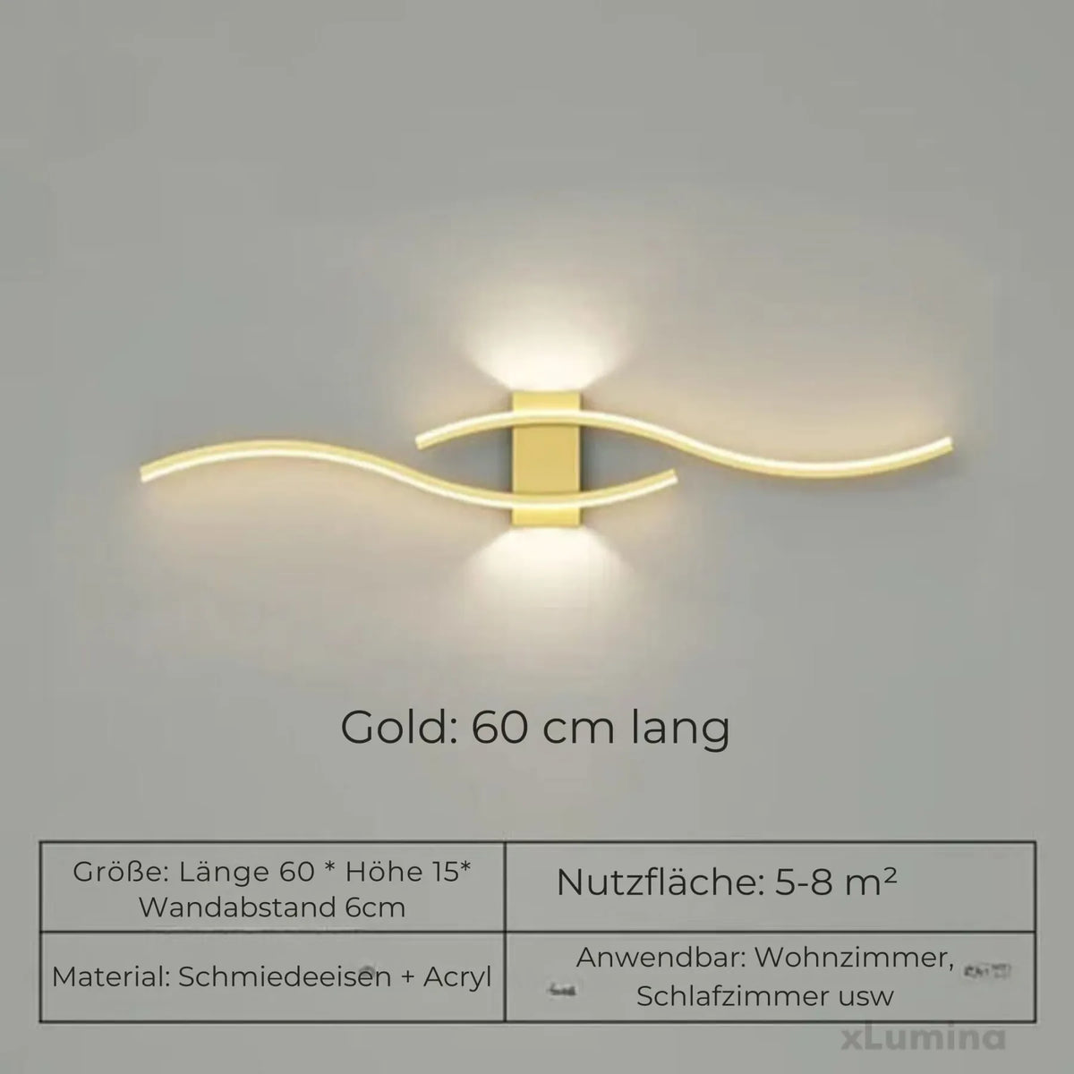 Elegante lineaire wandlamp voor moderne interieurs, subtiele accentverlichting voor wandmontage