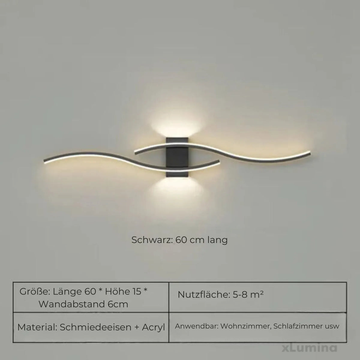 Elegante lineaire wandlamp voor moderne interieurs, subtiele accentverlichting voor wandmontage