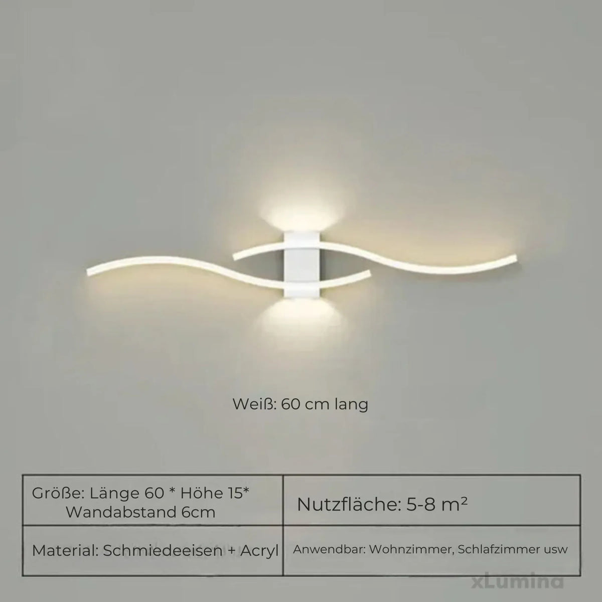 Elegante lineaire wandlamp voor moderne interieurs, subtiele accentverlichting voor wandmontage