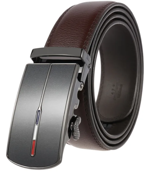 Elegante luxueuze riem voor heren met automatische gesp